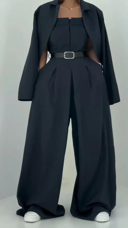 Brie Jumpsuit + Vest