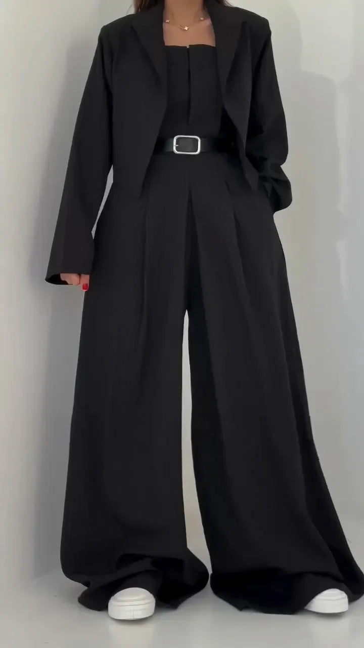 Brie Jumpsuit + Vest