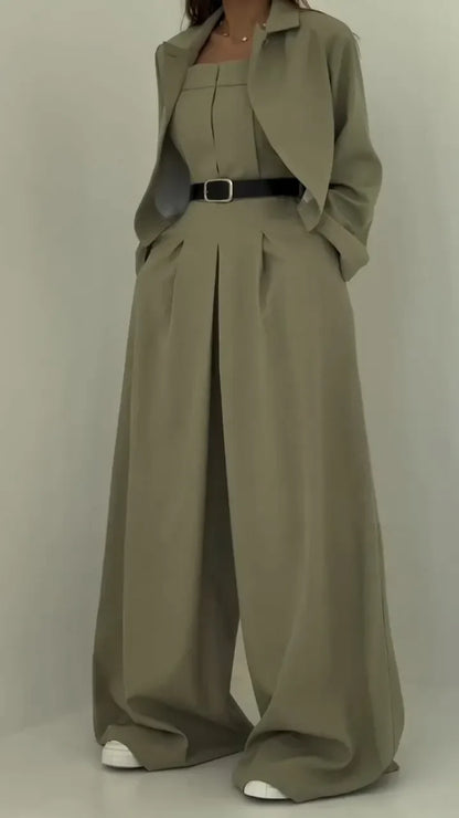 Brie Jumpsuit + Vest