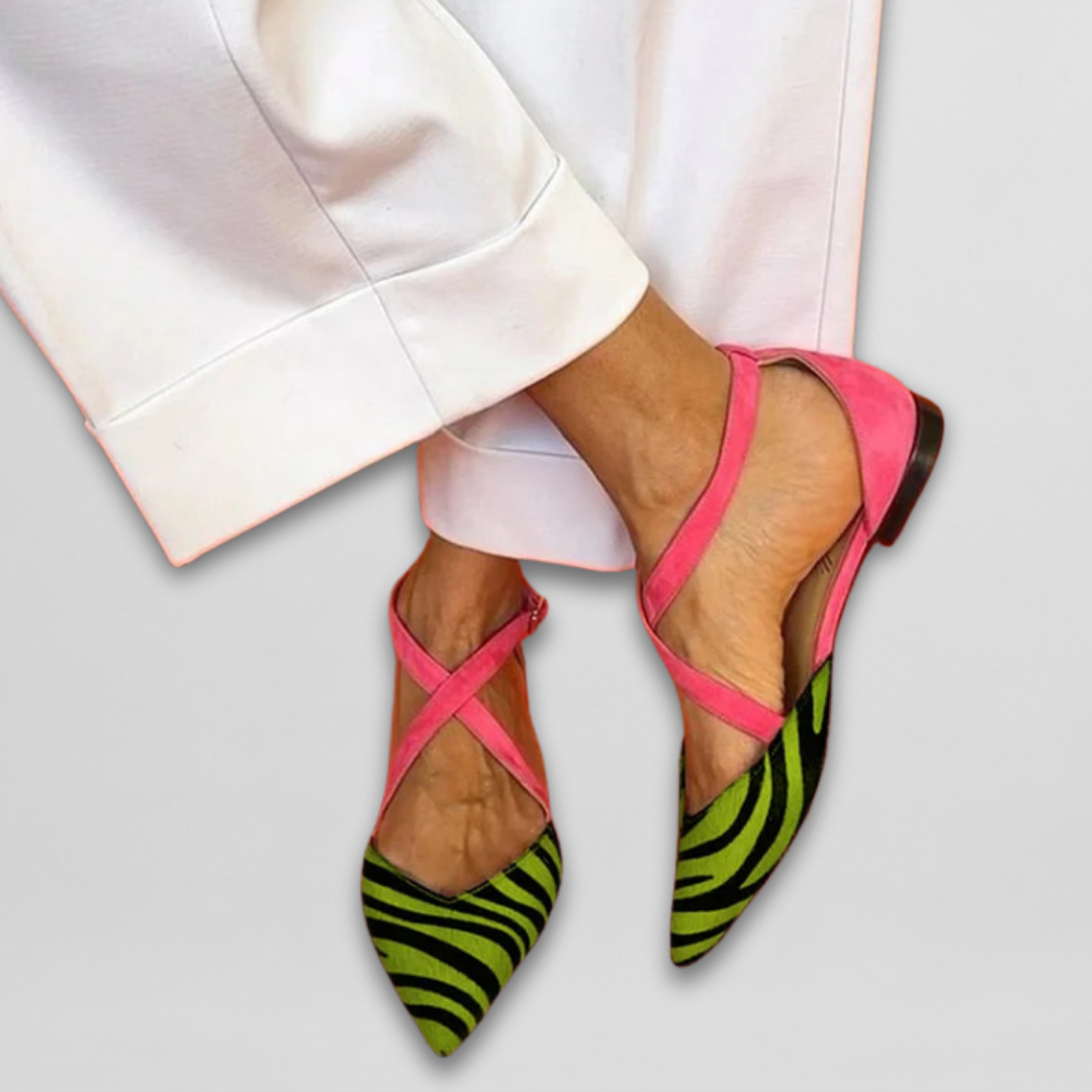 Fern Ballerinas with straps