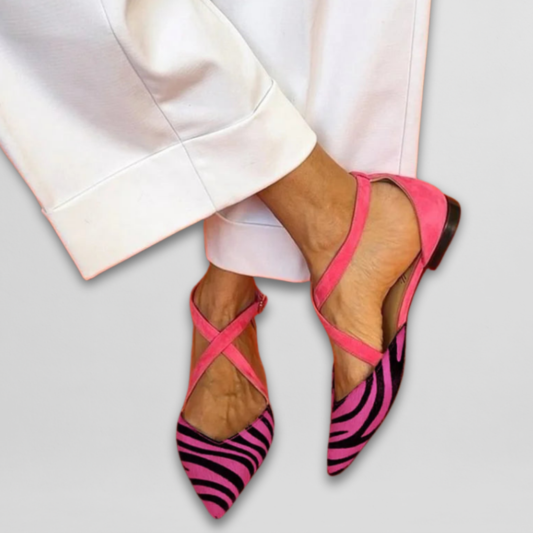 Fern Ballerinas with straps