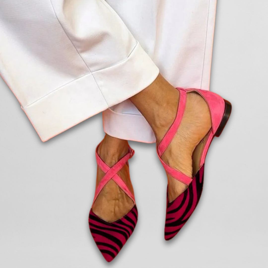 Fern Ballerinas with straps