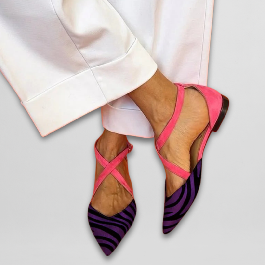 Fern Ballerinas with straps
