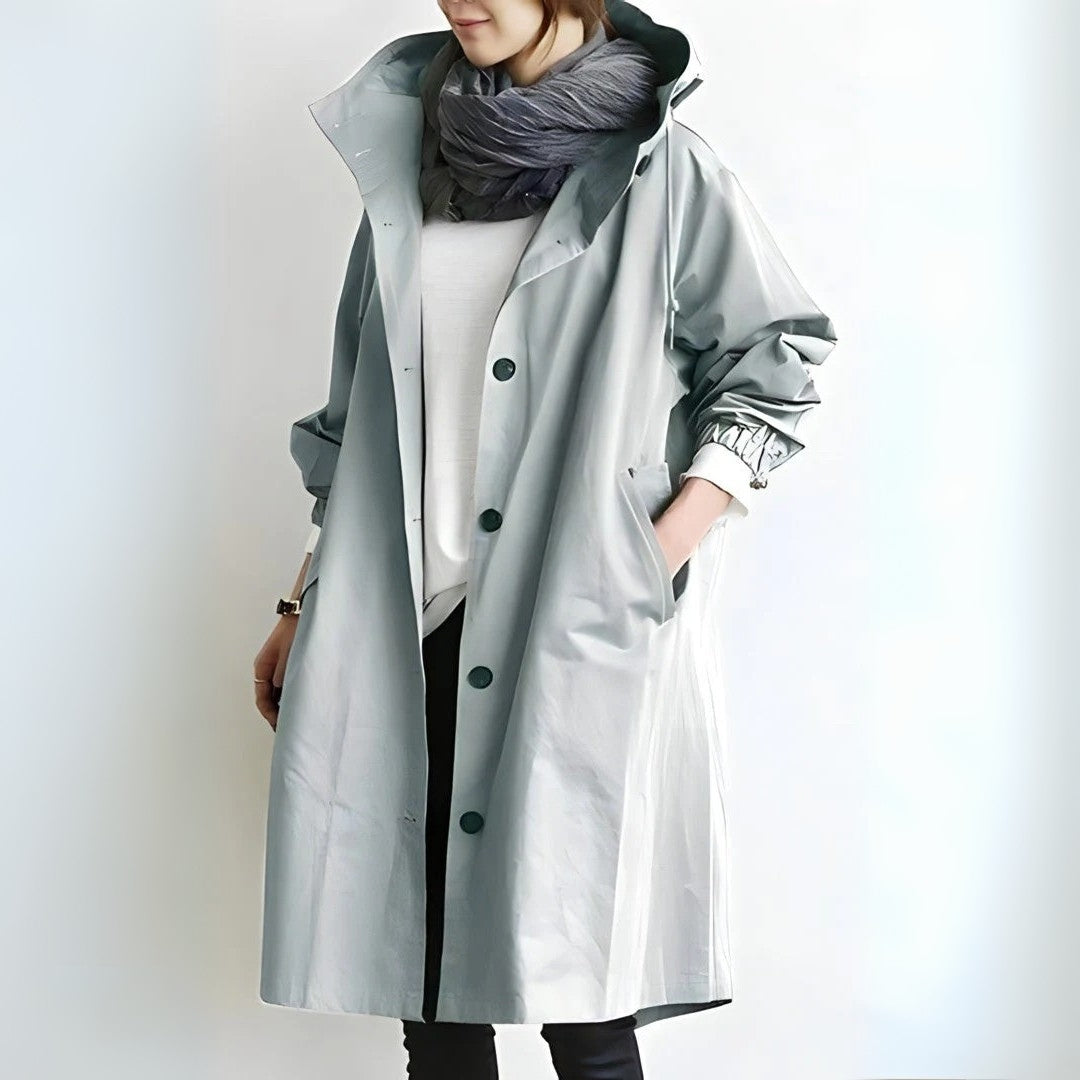 Lena Hooded Trenchcoat