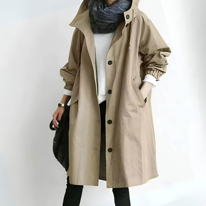 Lena Hooded Trenchcoat