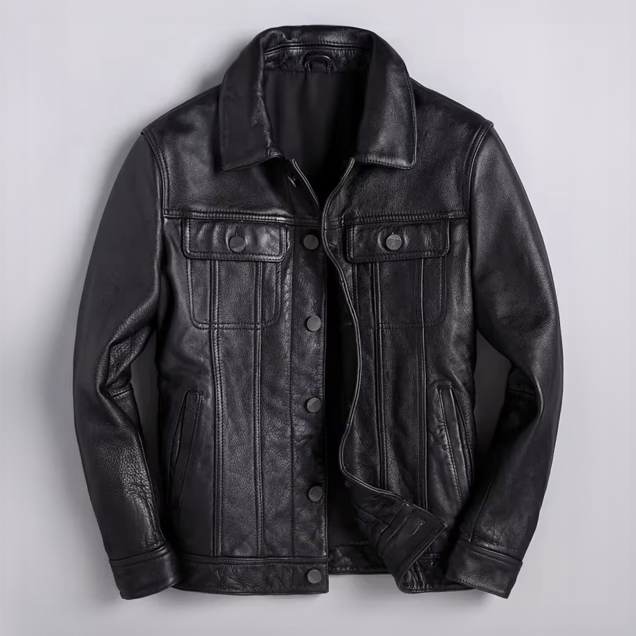 Barger Vintage Leather Jacket