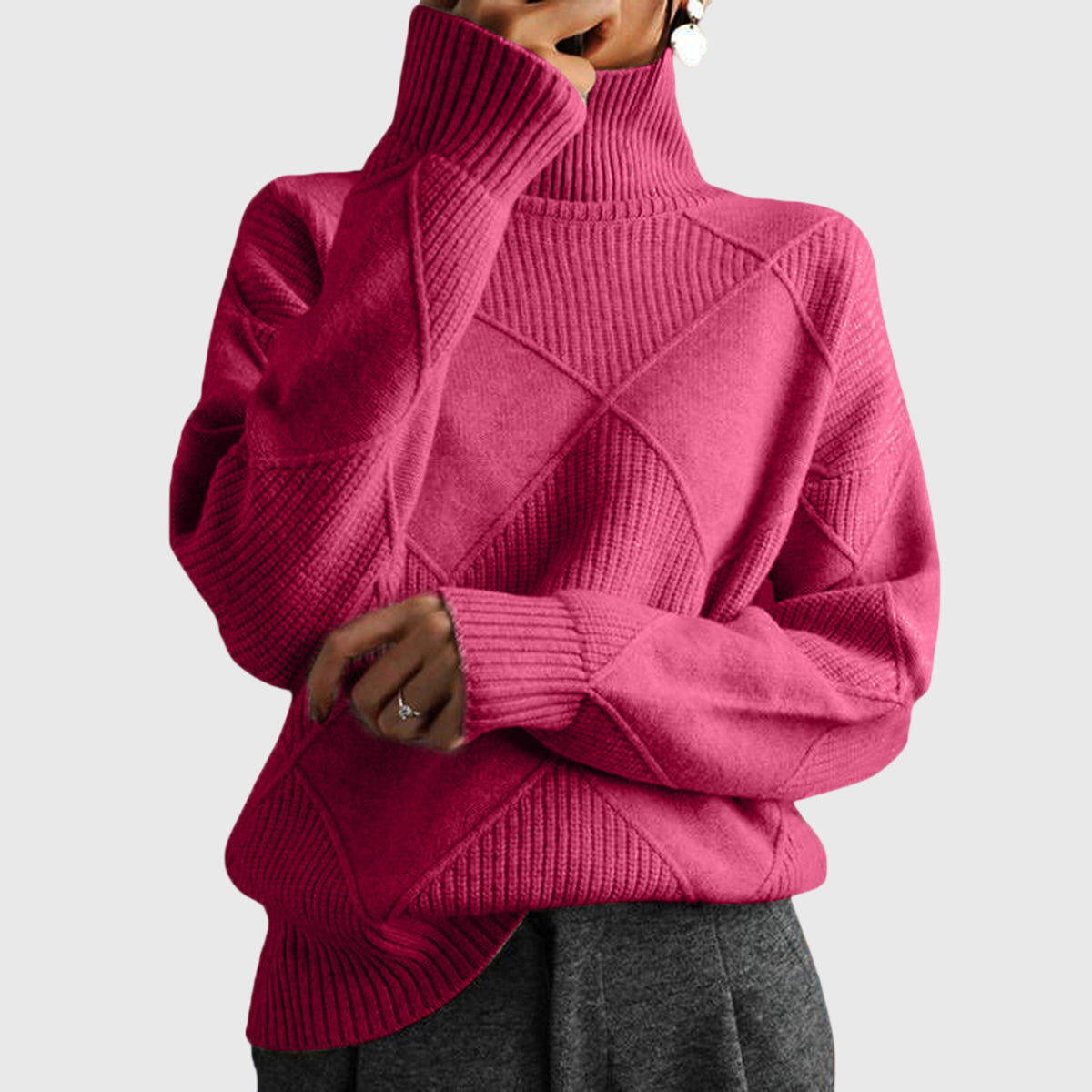 Angela| Turtleneck Sweater
