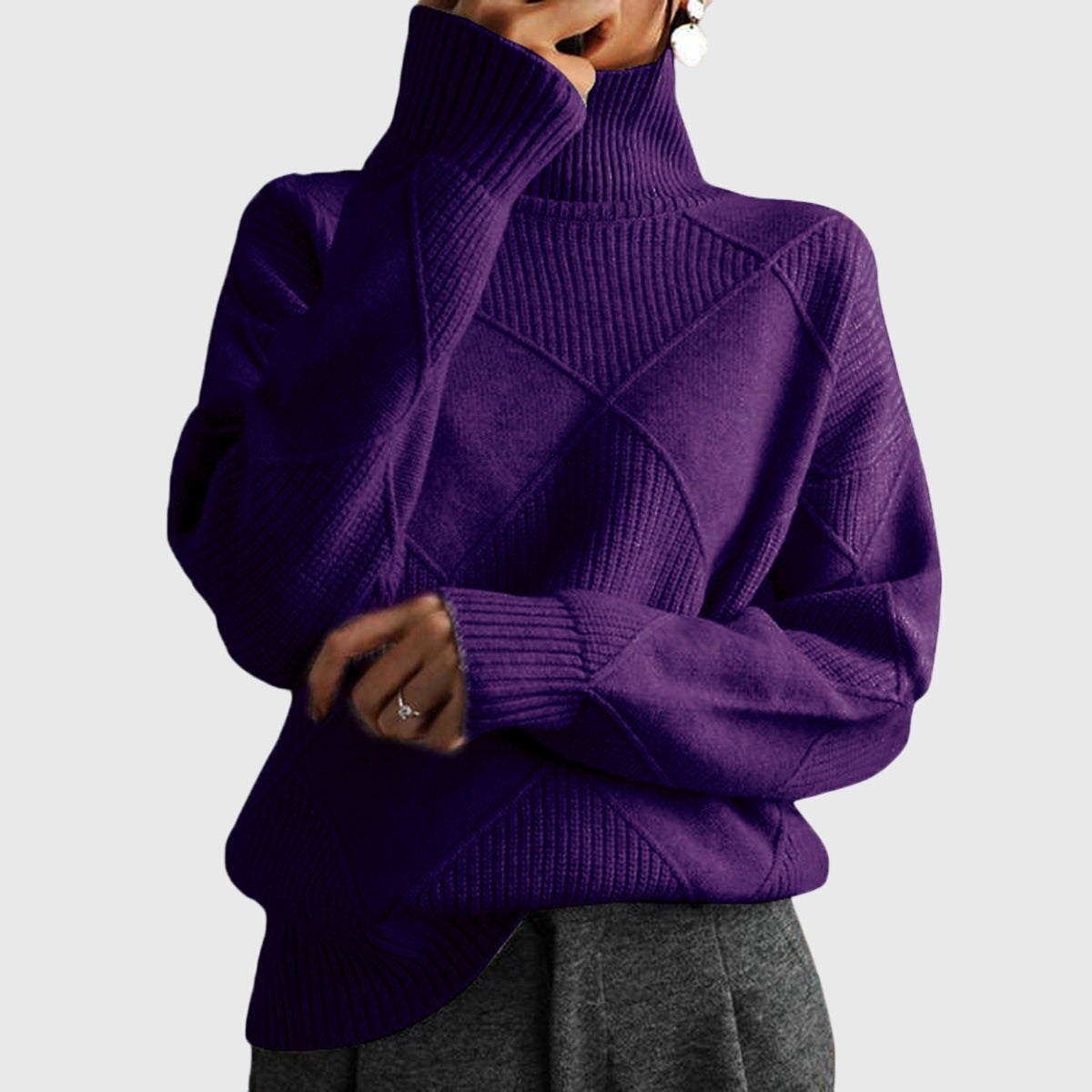 Angela| Turtleneck Sweater