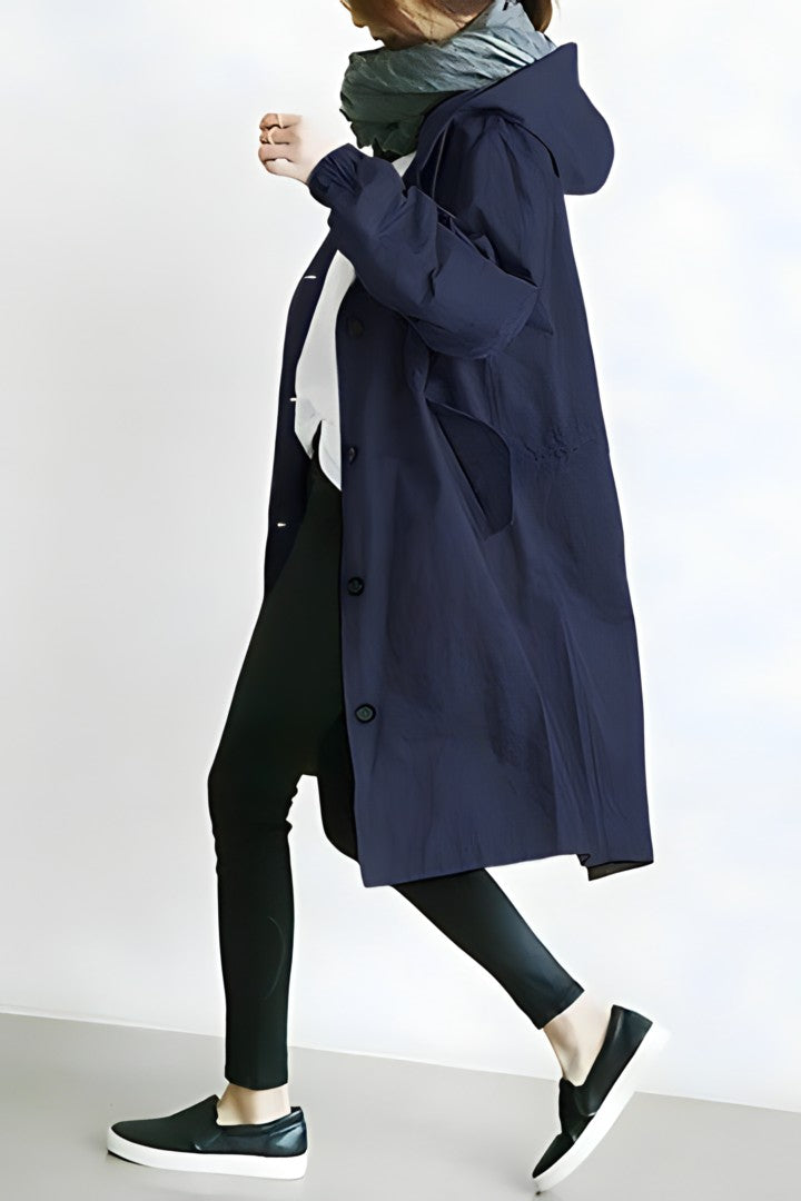 Lena Hooded Trenchcoat