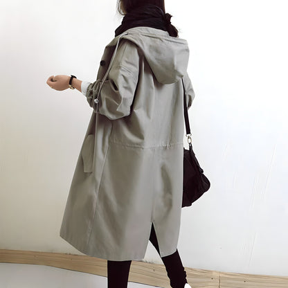 Lena Hooded Trenchcoat