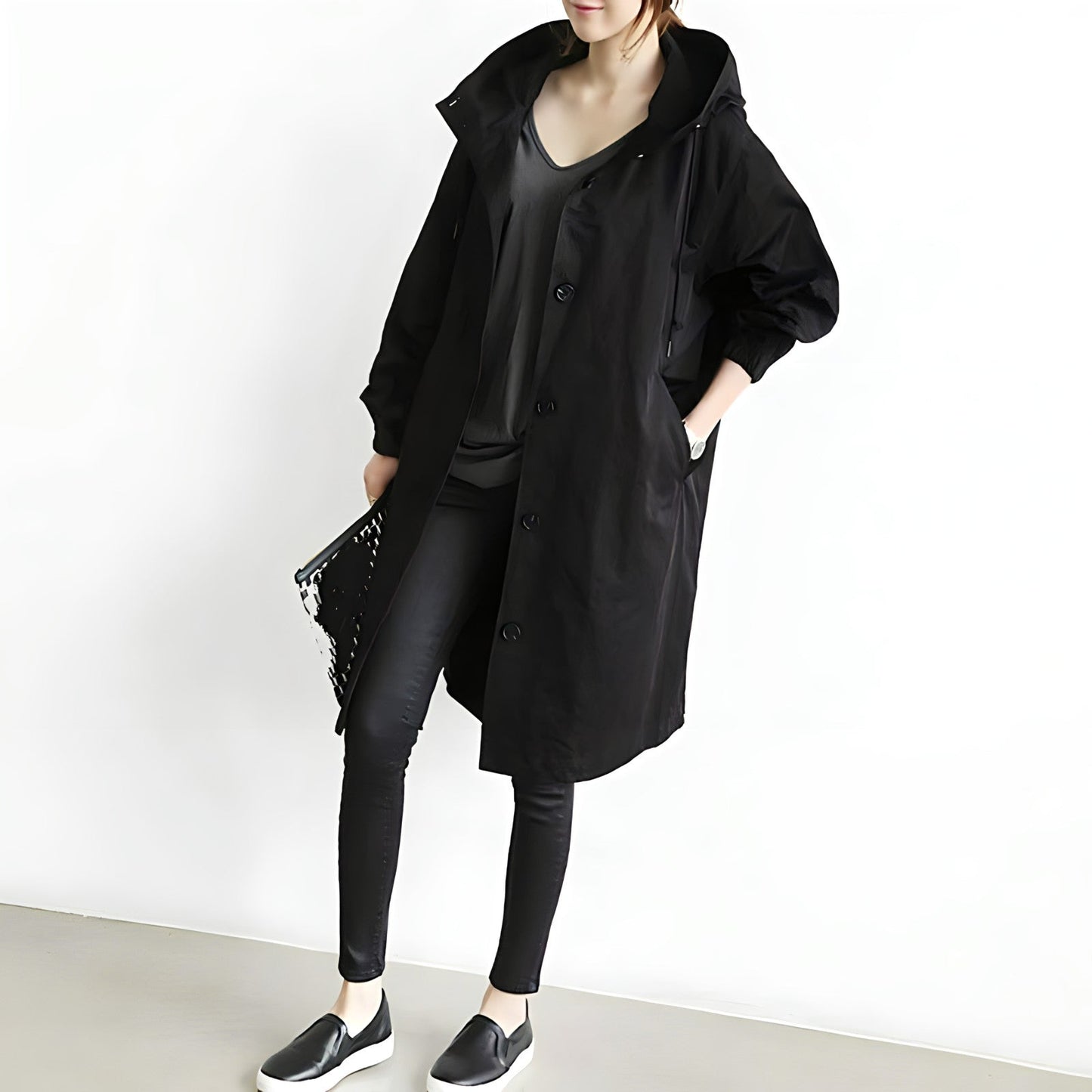 Lena Hooded Trenchcoat