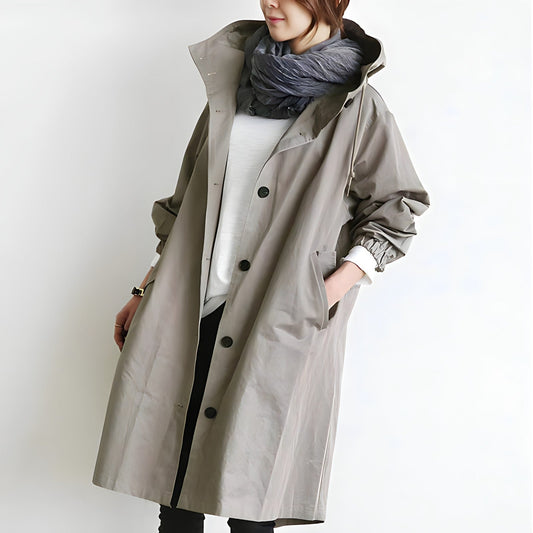 Lena Hooded Trenchcoat