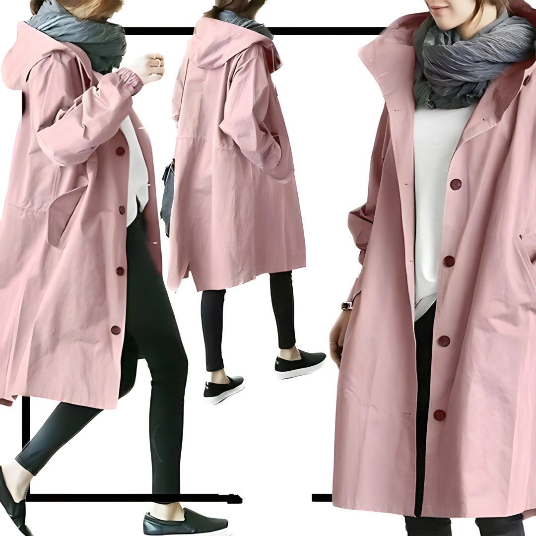 Lena Hooded Trenchcoat